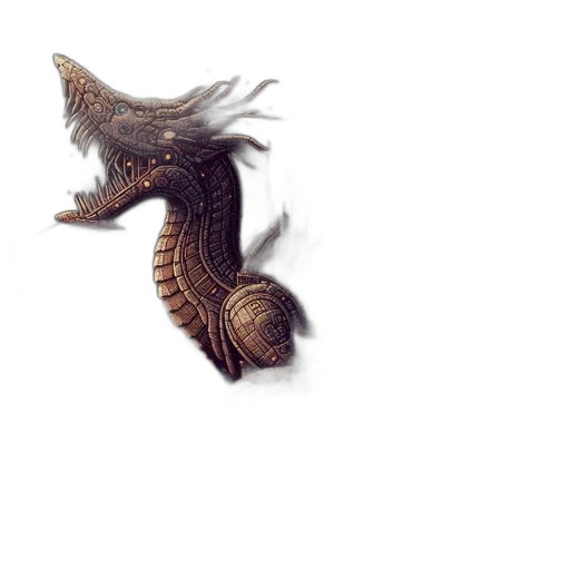 hair, dragon, animal, creature transparent PNG cut-out