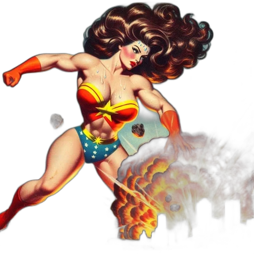 comic book art, concept art, fantasy art, pixel art transparent PNG cut-out