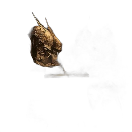 animal, mask, hair, staff transparent PNG cut-out