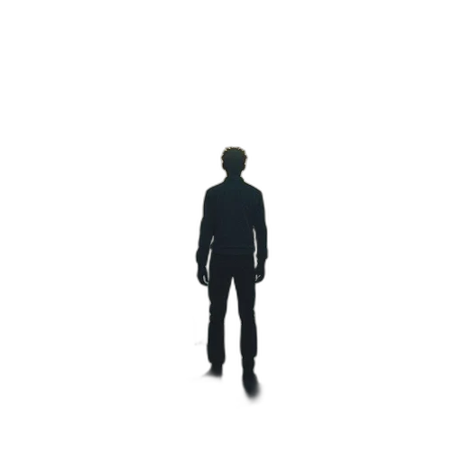 staff, jacket, robot, creature transparent PNG cut-out