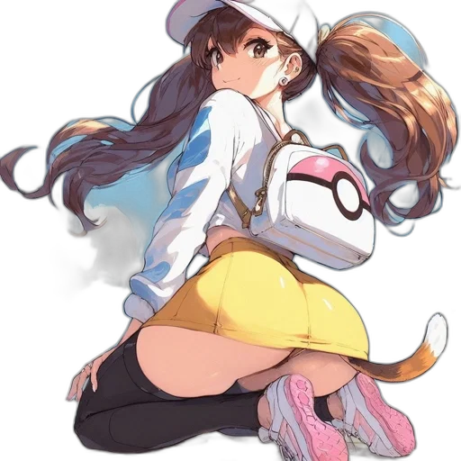 staff, hat, weapon, dress transparent PNG cut-out