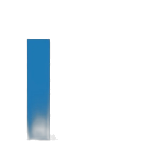 weapon, robot, 3d render, pixel art transparent PNG cut-out