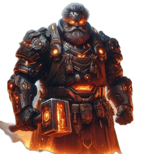 robot, weapon, sword, staff transparent PNG cut-out