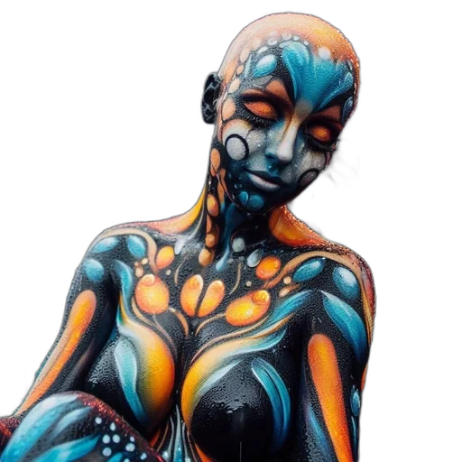 robot, mask, face, creature transparent PNG cut-out