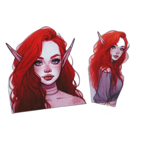 fantasy art, concept art, pixel art, comic book art transparent PNG cut-out