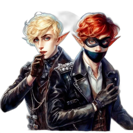 mask, jacket, concept art, fantasy art transparent PNG cut-out