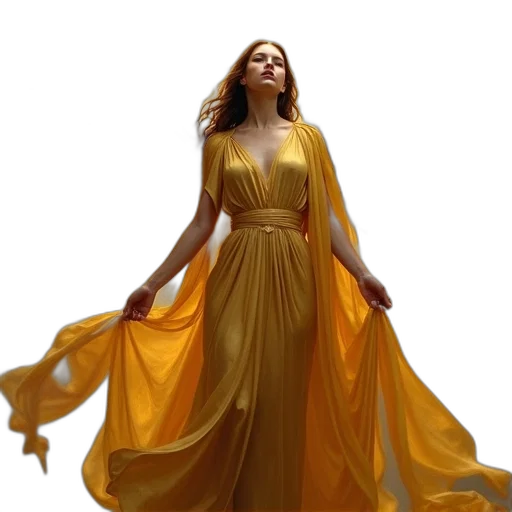 dress, concept art, fantasy art, photorealistic transparent PNG cut-out