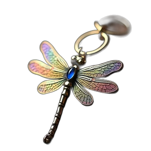 jewelry, staff, umbrella, dragonfly transparent PNG cut-out