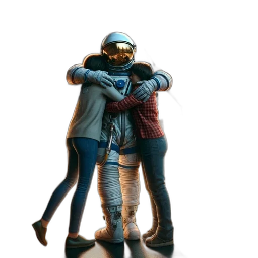 jacket, robot, concept art, 3d render transparent PNG cut-out