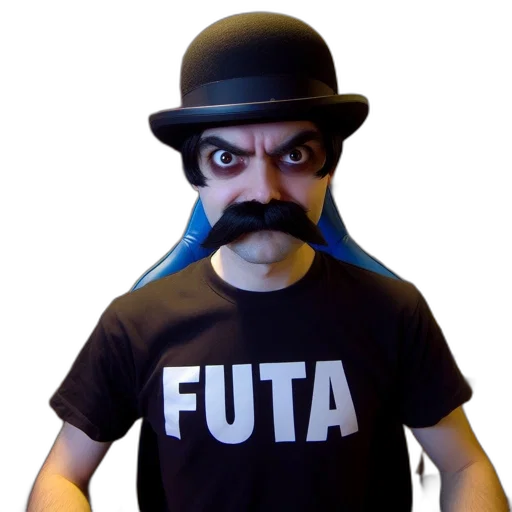 hat, staff, face, mask transparent PNG cut-out