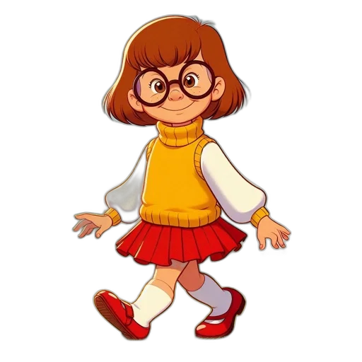 dress, jacket, staff, creature transparent PNG cut-out