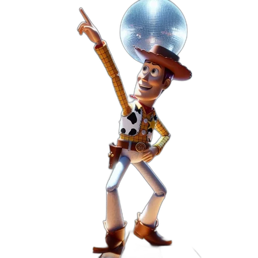 hat, staff, robot, animal transparent PNG cut-out