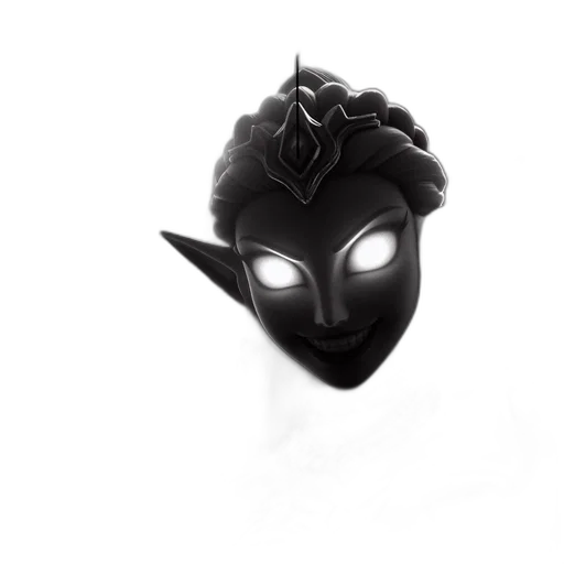 mask, crown, face, dragon transparent PNG cut-out