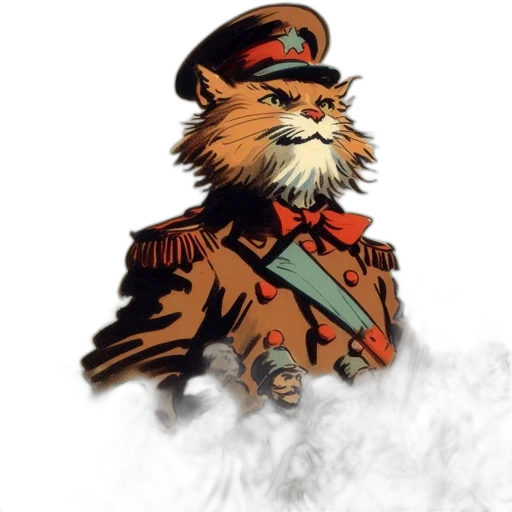 staff, jacket, hat, animal transparent PNG cut-out