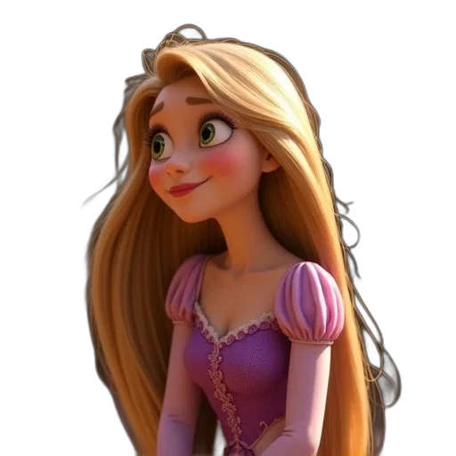 dress, hair, face, crown transparent PNG cut-out
