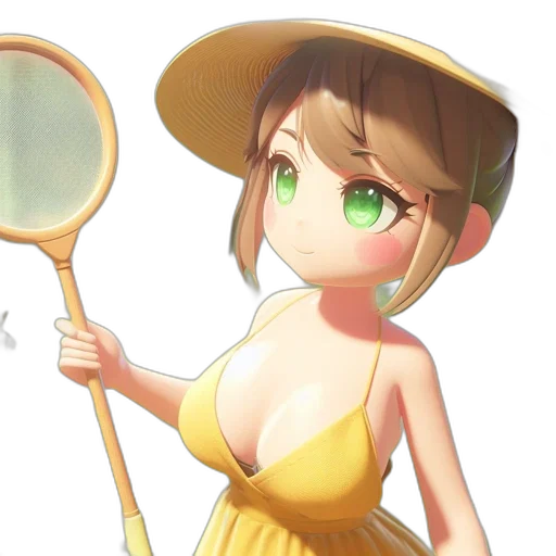 staff, hat, weapon, dress transparent PNG cut-out