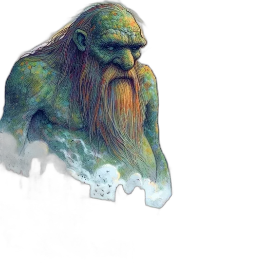 creature, face, concept art, fantasy art transparent PNG cut-out