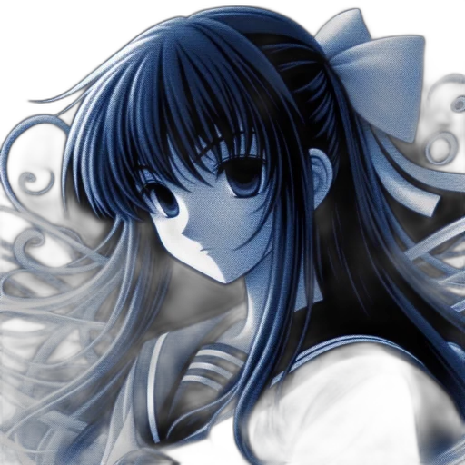 face, anime, photorealistic, fantasy art transparent PNG cut-out