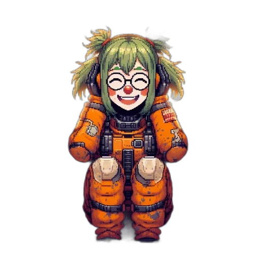 jacket, mask, creature, robot transparent PNG cut-out