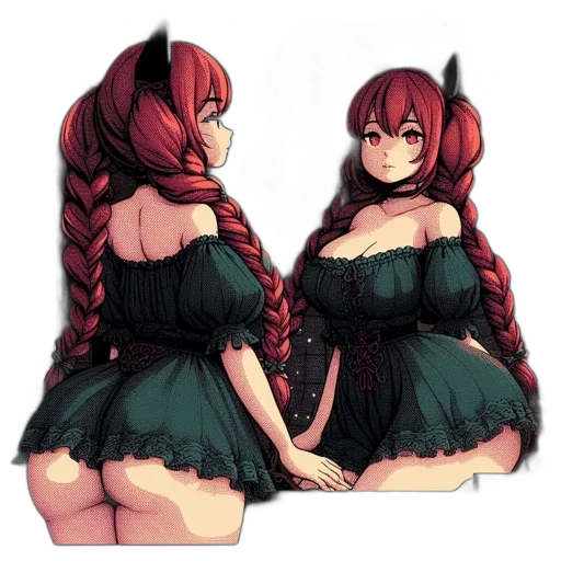 dress, creature, crown, concept art transparent PNG cut-out