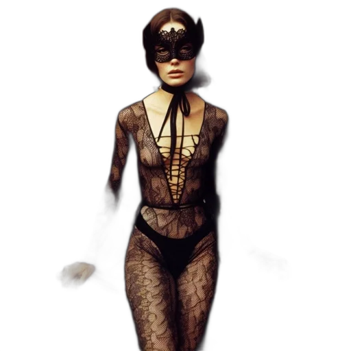 mask, dress, concept art, comic book art transparent PNG cut-out