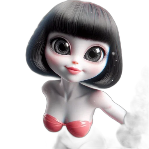robot, dress, creature, 3d render transparent PNG cut-out