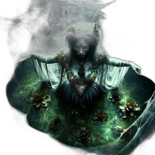 creature, dragon, mask, dress transparent PNG cut-out