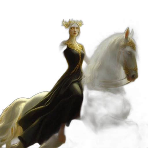 crown, dress, dragon, concept art transparent PNG cut-out