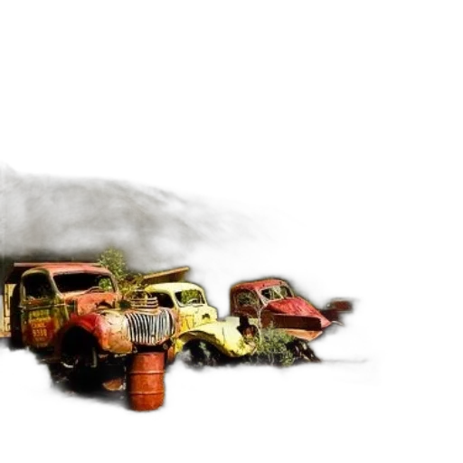 car, weapon, concept art, photorealistic transparent PNG cut-out