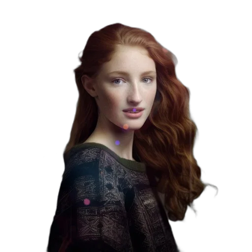 dress, face, hair, crown transparent PNG cut-out