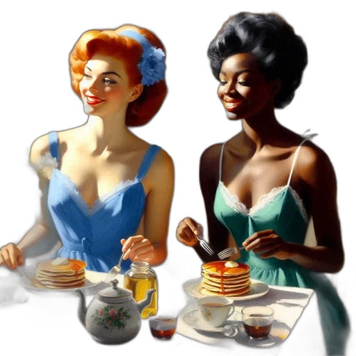 food, dress, concept art, photorealistic transparent PNG cut-out