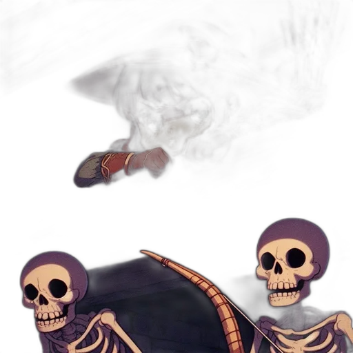 mask, weapon, creature, shoes transparent PNG cut-out