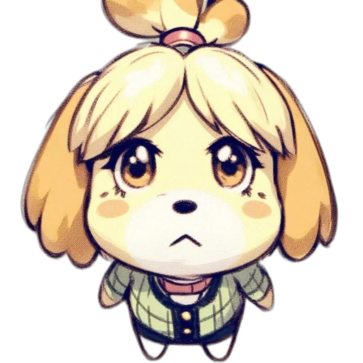 staff, animal, creature, pixel art transparent PNG cut-out