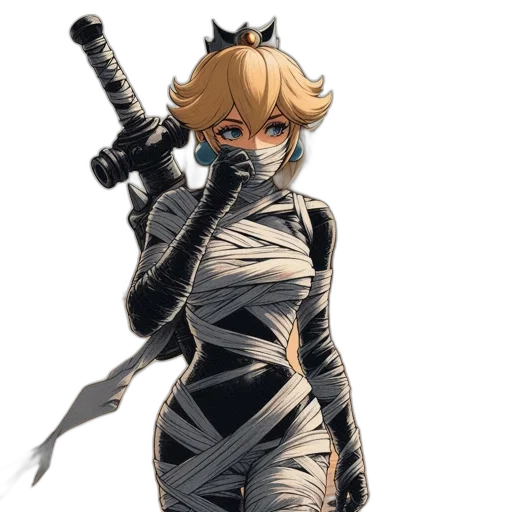 weapon, staff, sword, robot transparent PNG cut-out