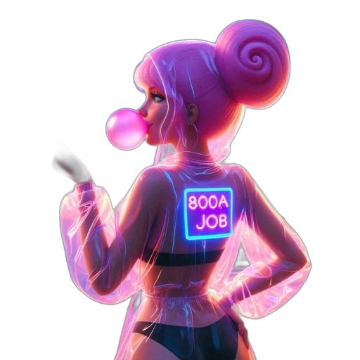 staff, jacket, robot, weapon transparent PNG cut-out