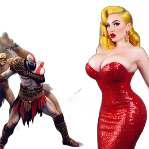 concept art, fantasy art, comic book art, 3d render transparent PNG cut-out