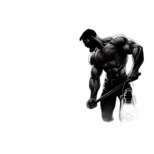 weapon, sword, robot, comic book art transparent PNG cut-out