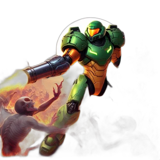 robot, weapon, concept art, fantasy art transparent PNG cut-out