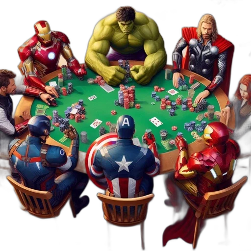 comic book art, concept art, fantasy art, superheroes transparent PNG cut-out