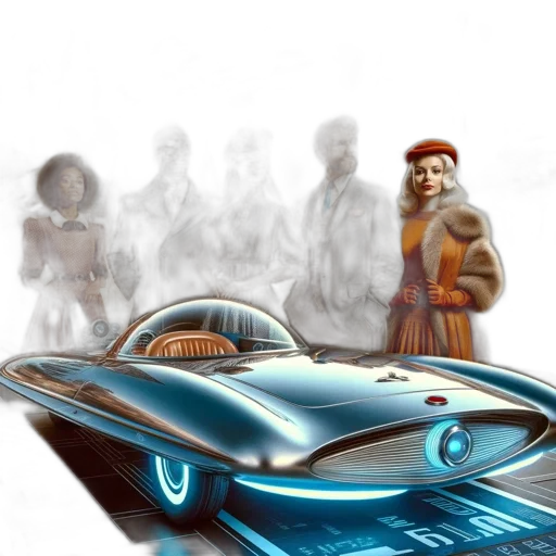 car, jacket, concept art, comic book art transparent PNG cut-out