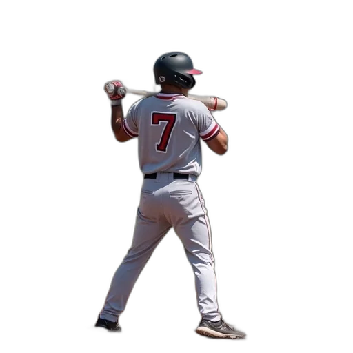 weapon, staff, baseball, player transparent PNG cut-out