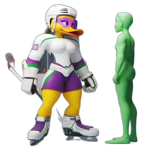 robot, staff, concept art, 3d render transparent PNG cut-out