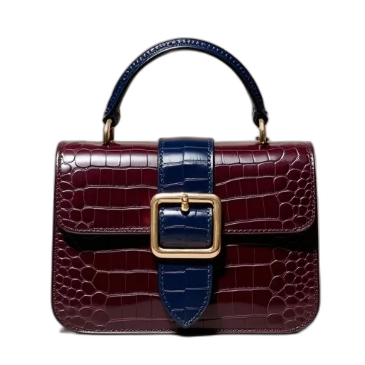 small, buckle, bag, alligator transparent PNG cut-out