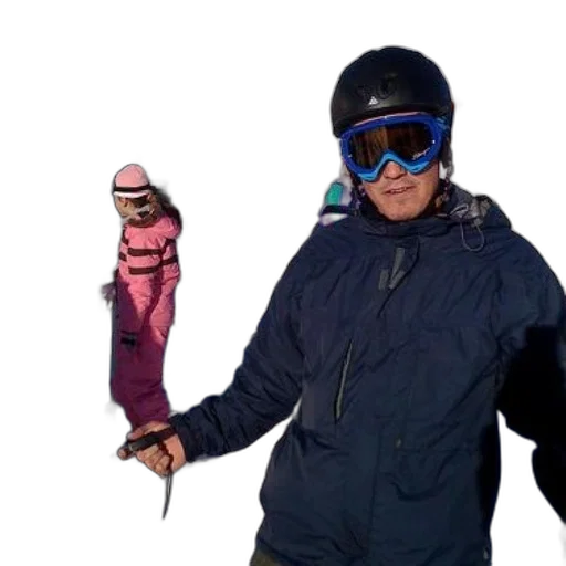jacket, staff, hat, weapon transparent PNG cut-out