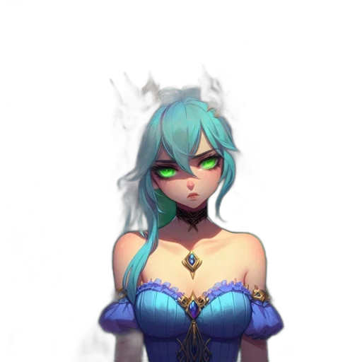 dress, mask, staff, robot transparent PNG cut-out