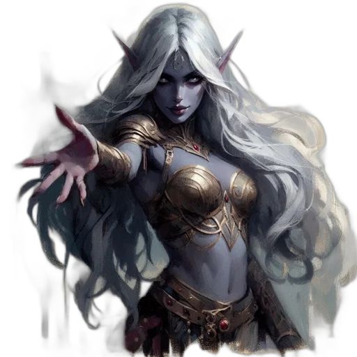 fantasy art, concept art, pixel art, comic book art transparent PNG cut-out