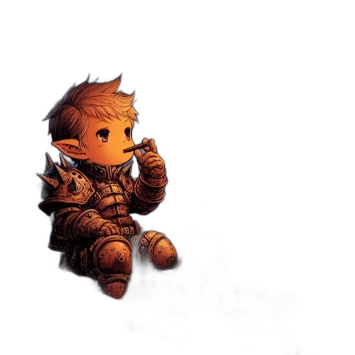 dragon, creature, staff, weapon transparent PNG cut-out
