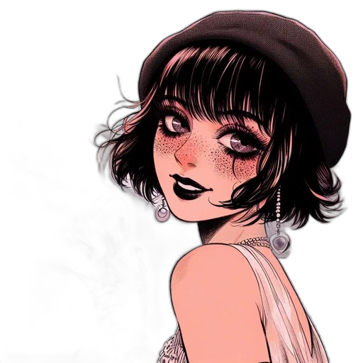 hat, face, dress, mask transparent PNG cut-out