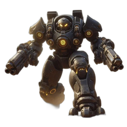 robot, weapon, creature, concept art transparent PNG cut-out