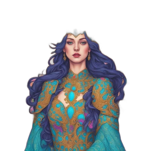 dress, fantasy art, concept art, pixel art transparent PNG cut-out